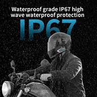 Motorcycle Helmet Bluetooth Headsets,Up to 1KM 2 Rider Intercom Bluetooth 5.1 Helmet Communication S