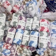 Khăn Mặt Lông Cừu . Kích thước 30x50 . Hoạ tiết sóng Mềm Mịn  Thấm Hút Tốt