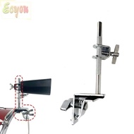 ECYOU Drum Cowbell Clamp, Percussion Accessory with Parallel Action Jaws Drum Cowbell Bracket Mount,