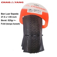 Chaoyang H5185 MTB Bike Outer Tire 27.5 x 1.95 inch 60TPI Fold Kevlar Black