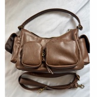 GU JAPAN SLING BAG BROWN