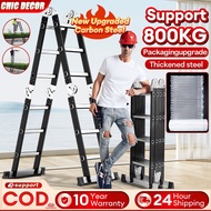 Ladder Foldable Carbon alloy 12FT/16FT/20FT Heavy Duty Multifunctional Purpose Ladder