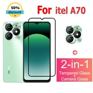 Itel A70 Screen Protector Tempered Glass For Itel S23 Plus A70 A60 P55 A04 A05S A60S P40 Plus Screen