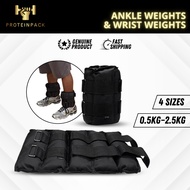 Ankle Weights / Wrist Weights 0.5kg–2.5kg – Adjustable Fit for Fitness, Running & Weight Training