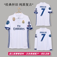 NEW Authentic 16-17 Jersey Home Short-sleeved Champions League No. 7 C Lora Mosbel Long-sleeved Foot