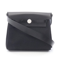 【二手】愛馬仕 HERMES 單肩背包 Herbag Zip Mini 黑色 其他 Herbag Zip Mini 黑色 女士 全新未使用