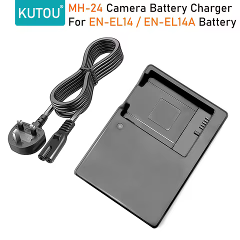 KUTOU Replacement EN-EL14 Battery Charger MH-24 Charger For Nikon P7100 P7000 D5100 D5200 D5300 D550