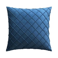 Luxurious Hand Pleat cushion cover 30x50/40x40/45x45/50x50/60x60cm Velvet Decorative Lattic Cushion 