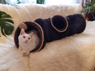 貓隧道寵物床鉤針鉤針貓屋