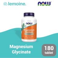 Now Foods Magnesium Glycinate Heart Health Relax Sleep Supplement 180 tablets