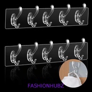 FASHIONHUBZ Storage Rack PVC Multi-Application for Bathroom,Kitchen Traceless Transparent Key Holder