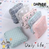 DAPHNE Women Girls Sanitary Pad Bags Cosmetics Coin Purse Sanitary Pouch Headphone Case Credit Card Holder Cotton Napkin Towel Storage Bag