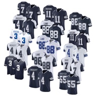 Cowboys Dallas Cowboys 88 Lamb 3 Pickens jersi NFL jersi bola sepak bersulam