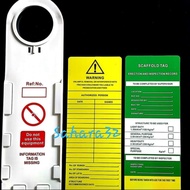 scaffolding inspection tag holder - 2 tag