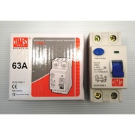 UMS 63A 100mA 2POLE ELCB