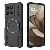 Excellent Heat Disspation Phone Case For Motorola Moto G15 4G Breathable Magnetic Shockproof Hard Co