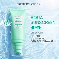 SKINTIFIC Sunscreen SPF50+ PA++++丨Matte Fit Serum Sunscreen 50ml / 5X Ceramide Serum Sunscreen / Aqu