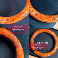 Natural Thach Hoa Coral Chopstick Ring Size 50-58mm Sdep Inspected Goods