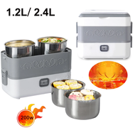 {Aishang fitness} Electric Lunch Box Food Warmer Heater Portable Lunch Cooking Box 1.2/2.4L 200W Fas