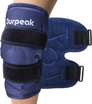 Knee Ice Pack Wrap Reusable Pain Relief for Knee Injuries Recovery Swelling Bruises Sports Injuries 