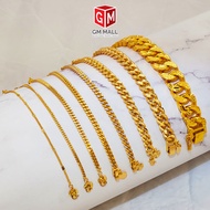 [GAJAH SERIES] Cop 916 24K Emas Bangkok Emas Korea Bracelet Gelang Tangan Gold Plated