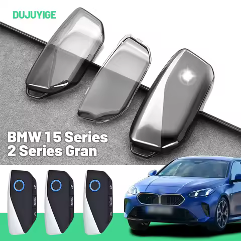 Clear TPU Car Key Case For BMW 1 5 Series 2 Series Gran Coupé F74 F70 G42 G60 Key Fob Cover Protecto