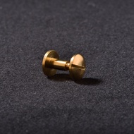 Solid Brass Gold Belt Screw (7mm)
