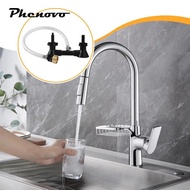 [Phenovo] Bottle Washer Cleaning Equipment Sink Accessory Double Head for Kitchen Lab