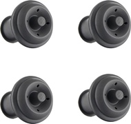 Vacu Vin Wine Saver Vacuum Stoppers Set Of 4 – Grey
