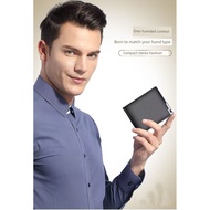 dompet kulit lelaki original beg dompet dompet lelaki kulit original Men F First Layer Cowhide Youth