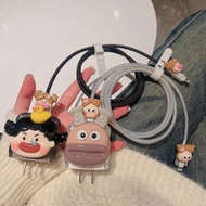 Charger Protector Cute and Cute Designiphone Cable & Charger Head Protector 18w & 20w Adapter Protec