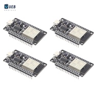 Ueblock✈ 4Pcs ESP32 ESP-32D ESP-WROOM-32 Development Board Module Dual Cores Ultra-Low Power Consump