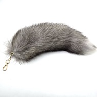 Fox Tail Key Chain 40cm Fox Tail Cross Fox Tail Bag Pendant Pendant Hand-Made Accessories