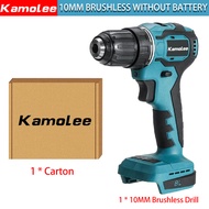 【COD】Kamolee Premium Makita Versi 18V Brushless Pengisian 10 Mm/13 Mm Portabel Obeng Bor Listrik Ala