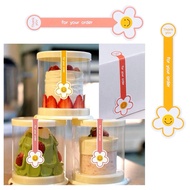 HUB2521- THANK YOU Candy Box Sticker Flowers Assorted Colors 100 Pcs/Pack