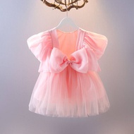 Halloween Filipiniana dress for kids Baby Girl Party princess French Hepburn style little black dres