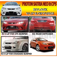 PROTON SATRIA NEO SATRIA NEO CPS R3 LOOK FRONT V-LIP REAR DIFFUSER(R-3)STANDARD BUMPER NEO CPS BUMPE