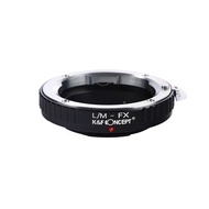 K&F Concept L/M-FX Lens Adapter Ring for Leica LM Lens to Fujifilm X FX Cameras