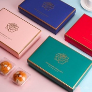 ST/🧃insUnicorn Egg Yolk Crisp6Grain Gift Box Fresh Mid-Autumn Moon Cake Nougat Handbag Baking Box PIBF