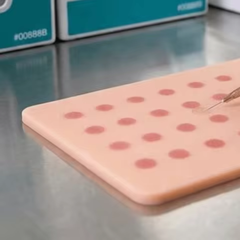 Silicone Intradermal Injection Training Pad 32 Injection Spots Reusable Skin Simulation Model Inject