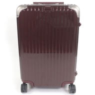 RIMOWA 881.63.34.4 LIMBO 聚碳酸酯行李箱，卡莫納RED，成色極佳，配有 TSA 海關鎖、4 個輪子和一個 60 公升登機袋。男士款。