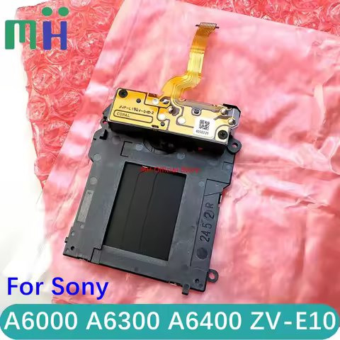 NEW For Sony Alpha A6000 A6300 A6400 ZV-E10 ZVE10 Shutter Unit with Blade Curtain ZV E10 Camera Repl