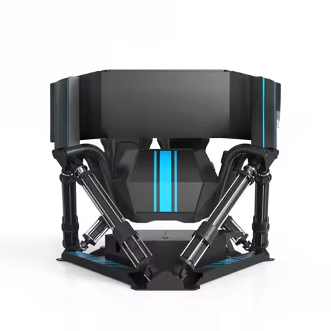 Intelligent VR racing emulator, six-axis three-screen dynamic driving, experience hall, amusement pa