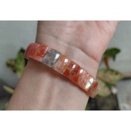 Golden Sunstone / Arusha Papan Bracelet 天然金太阳手串阿鲁沙手排