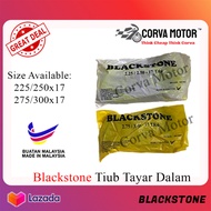 Corva Motor Blackstone Tube 2.25-17 2.50-17 60/100-17 70/90-17 70/100-17 250-17 225-17 Tiub Tayar Dalam Motosikal Gred A