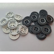 KEMEJA Fashion graphic shirt button 1.3 cm 100