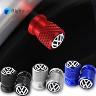 （FT）2/4PCS Volkswagen Car Tire Valve Cap Wheel Stem Air Cover Metal Dust-proof Tyre Valve Cap For Be