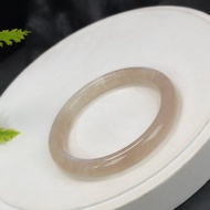 日月同輝手鐲 52MM 藍光星光貓眼圓條 月光石太陽石共生 能量柔和