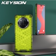 Keysion Ốp điện thoại chống sốc trường hợp đối với Honor X9C 5G silicon mềm + trong suốt PC tổ ong đ