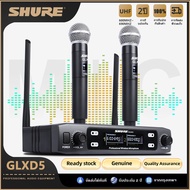 AUDIO SHURE GLXD5 ไมโครโฟนคู่ไร้สายเสียงดี wireless microphone UHF 800MHZ ไมค์ลอยคู่ SM58S ไมโครโฟนน้ำหนักเบารับสัญญาณระยะไกล